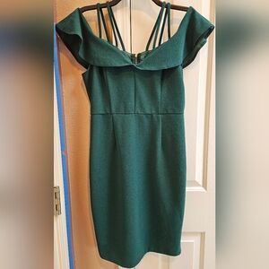 Haute Monde green dress